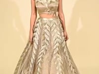 Western Crop Top Lehenga Set