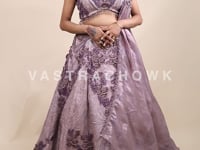 Vastrachowk Ceremonial Western crop top lehenga