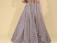 Vastrachowk Western Celebration Crop Top Lehenga Set For women