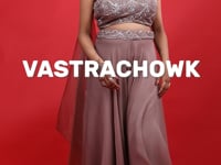 Vastrachowk Trendy Crop Top Sharara Set