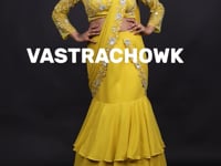 Vastrachowk Fish Cut Style Drape Lehenga