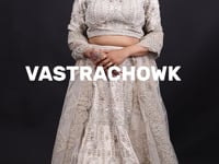 Vastrachowk Traditional Ivory Ceremonial Lehenga Choli