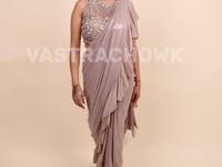 Trendy Drape Saree for Women- Vastrachowk