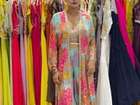 Trendy Indo Western Palazzo Set for Women- Vastrachowk