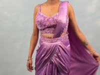 Trendy Drape Saree for Modern Women- Vastrachowk