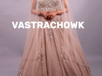 Stunning Falling Sleeve Gown- Vastrachowk