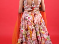 Stylish Printed Lehenga for Women- Vastrachowk