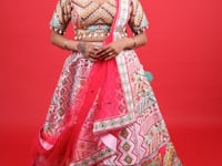 Graceful Traditional Printed Lehenga- Vastrachowk