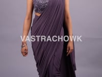 Trendy Drape Saree for Elegant Women- Vastrachowk