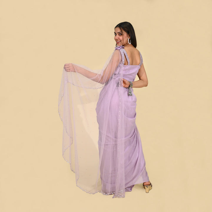 Dhoti Chic Crop Top